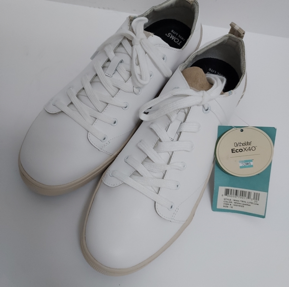 New Mens Tom's Ortholite EcoX40 Sneakers Shoes Size 12